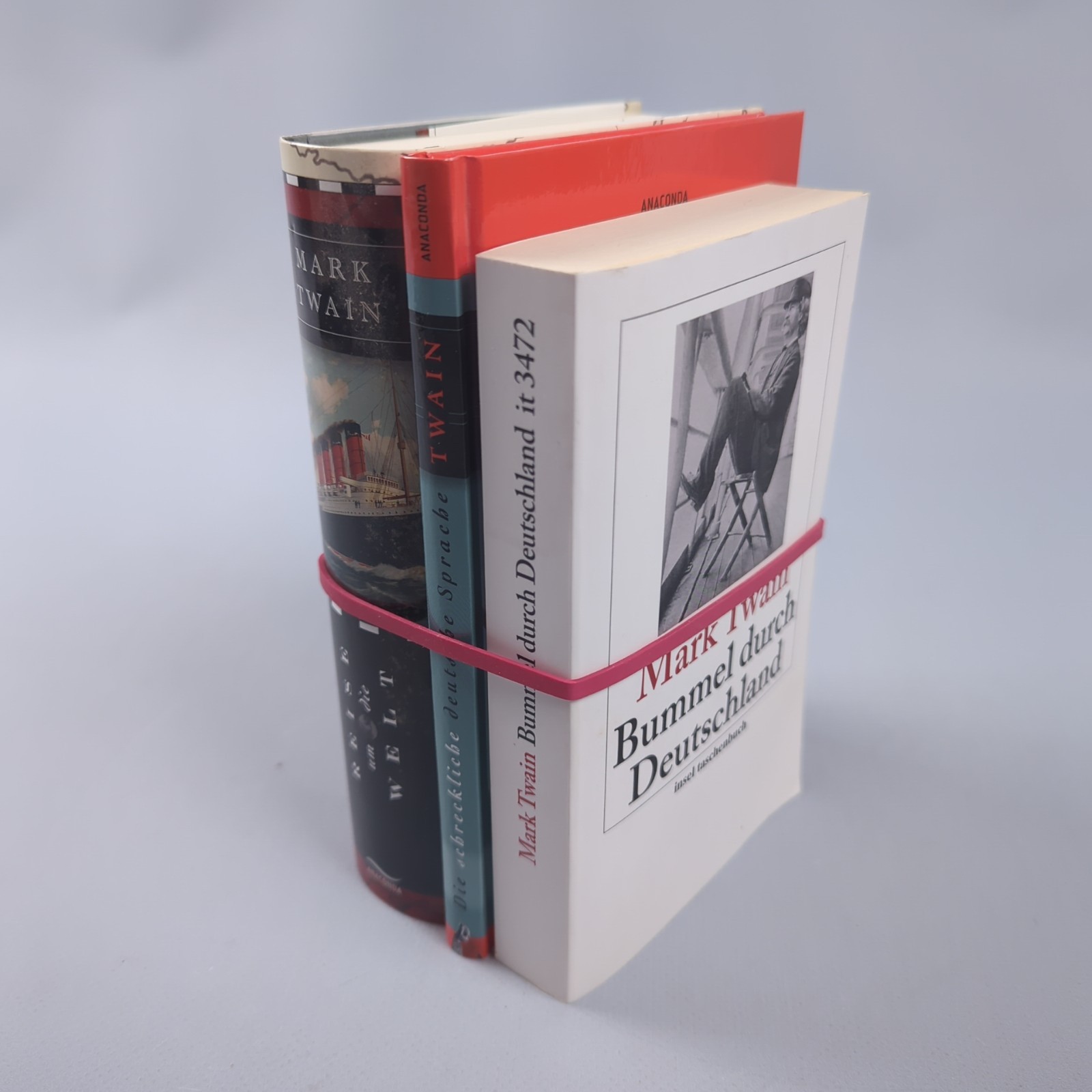 Bücherpaket Mark Twain 3x Buch Reise Sprache Sammlung Konvolut - Mark Twain