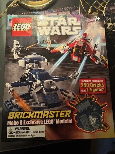 Lego Star Wars Brickmaster 100% Complete -Make 8 Different Models & 2 Minifigs