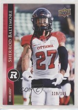 2021 Upper Deck CFL Red 119/165 Sherrod Baltimore #95 kr0