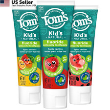 Tom's of Maine Anticavity Kids Natural Toothpaste 5.1 Ounce Pack 3