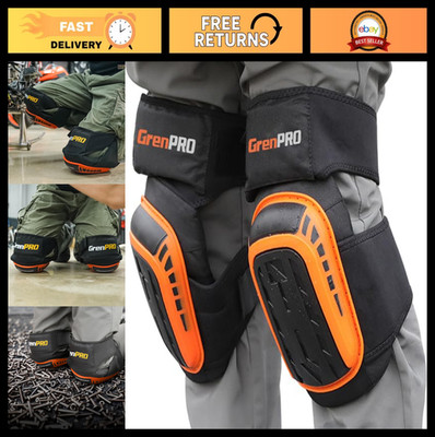 Heavy Duty Foam Knee Pads with Gel Cushion for Work, Construction, Flooring, Gar
