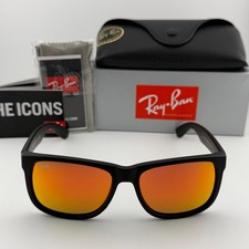 Ray-Ban RB4165 Justin Sunglasses 622/6Q Red Orange Mix AUTHENTIC BRAND NEW