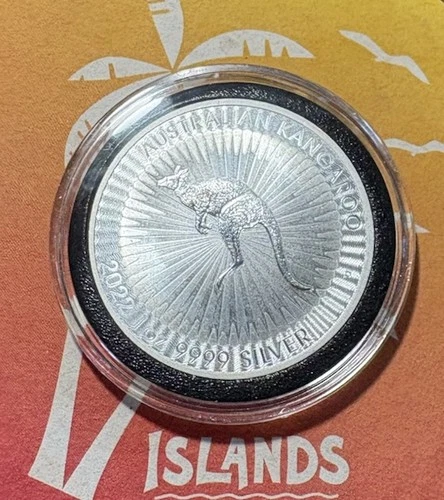2022 Australian Kangaroo•Elizabeth ll 1 OZ .999 FINE SILVER Coin ⭐️