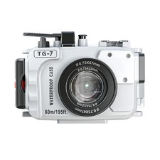 Waterproof Case Housing for Olympus TG-7 Camera 60m/195ft Diving Cover