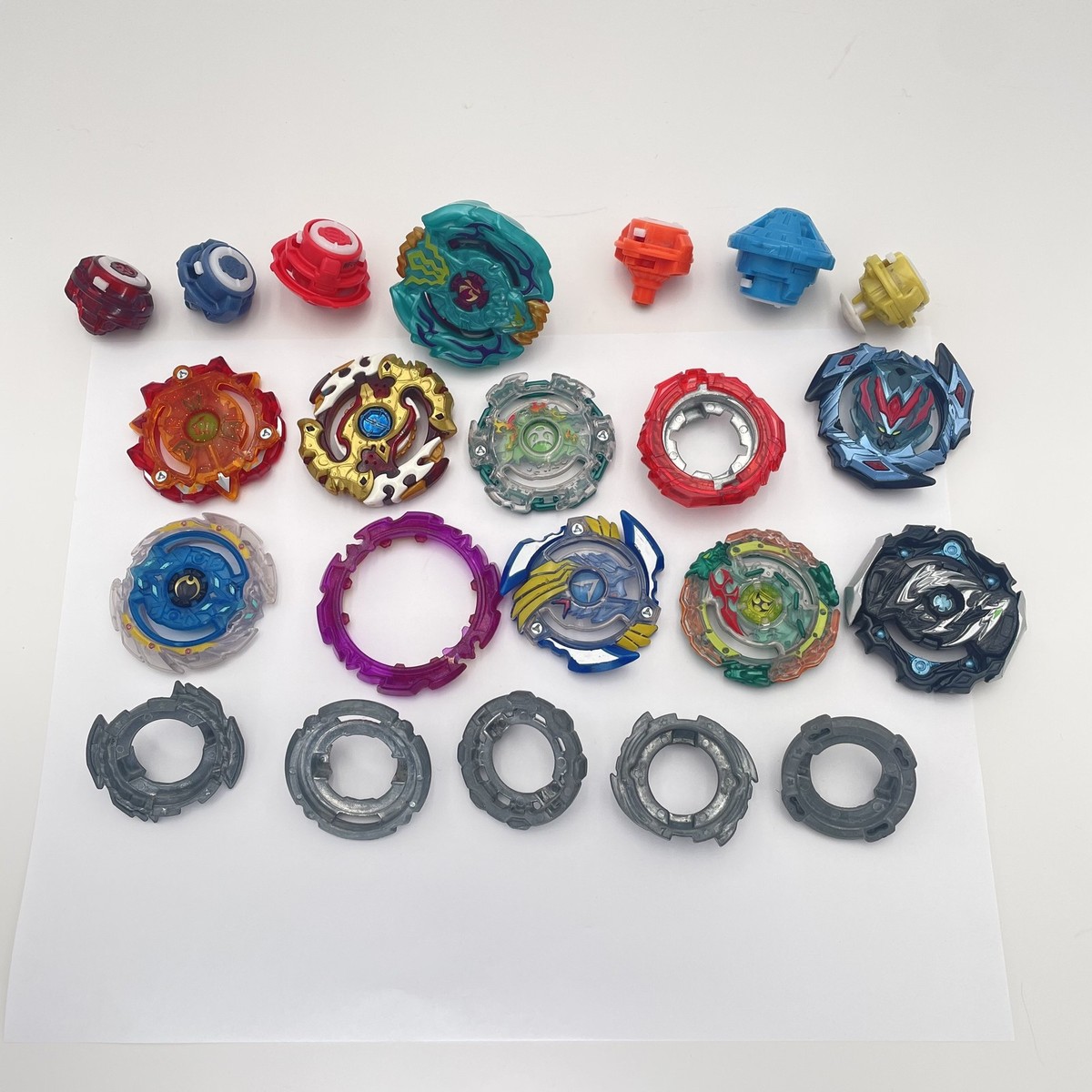 トビー555 Beyblade Burst Turbo Lot 13 Parts Layer Disc Driver Hasbro Takara