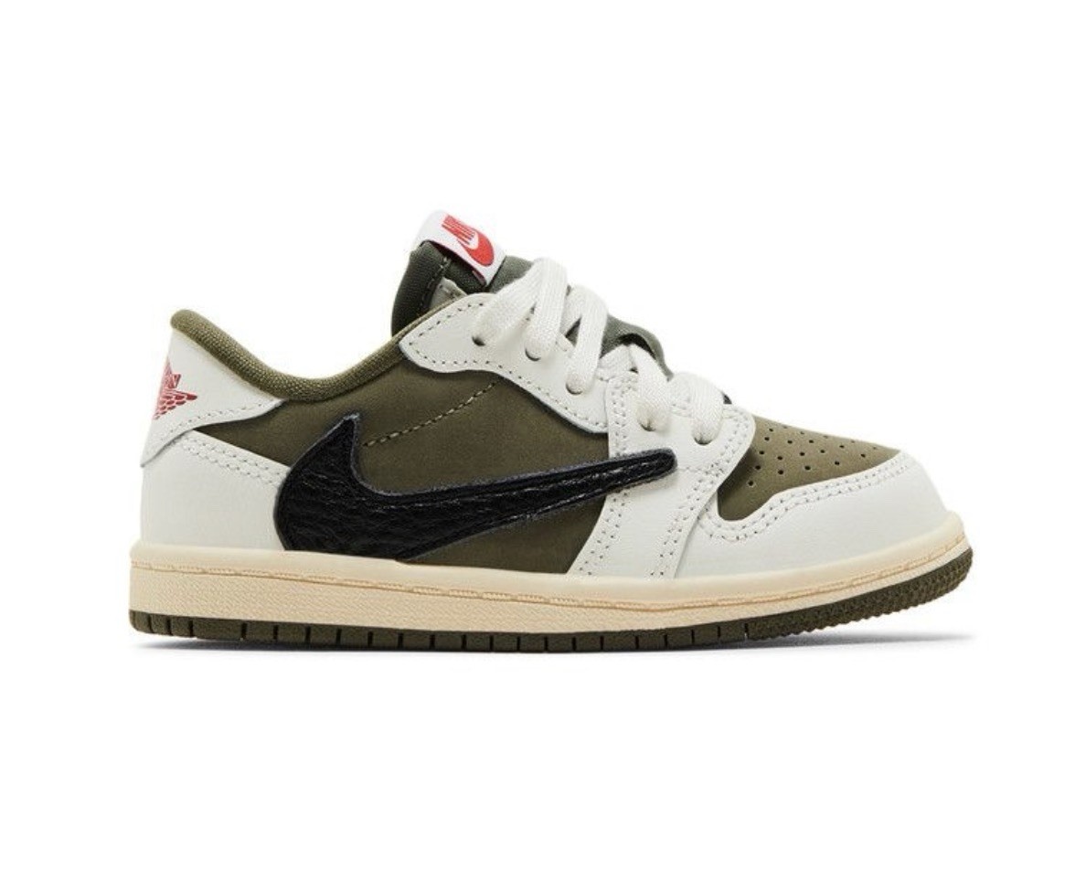 NEW Nike Air Jordan 1 Low OG x Travis Scott Medium Olive TD Size 8c AUTHENTIC ✅