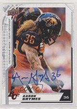 2020 Upper Deck CFL Auto Aaron Grymes #9 Auto o1h