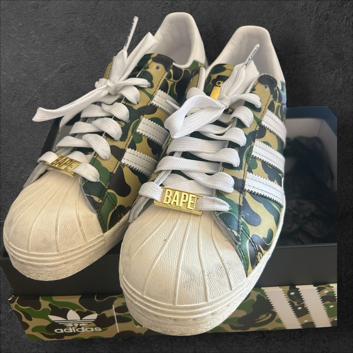 Adidas Originals Bape X Adidas Superstar 80s Adidas Bape X