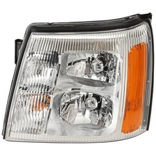 Driver Side Headlight For Cadillac Escalade 2002 Halogen with Bulb(s)