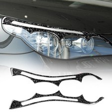 Kohlefaser Scheinwerfer Augenlider Augenbrauen Abdeckung F�r BMW 5er E60 04-10