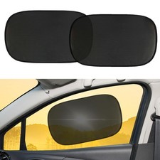 Wuyaoyao 2PCS Car Window Shades, 19.69" 12.13" Static Cling Auto Side Windo