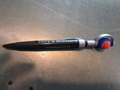 Dave & Buster's Pen Click Top Rotating Sphere Win Won With Tickets