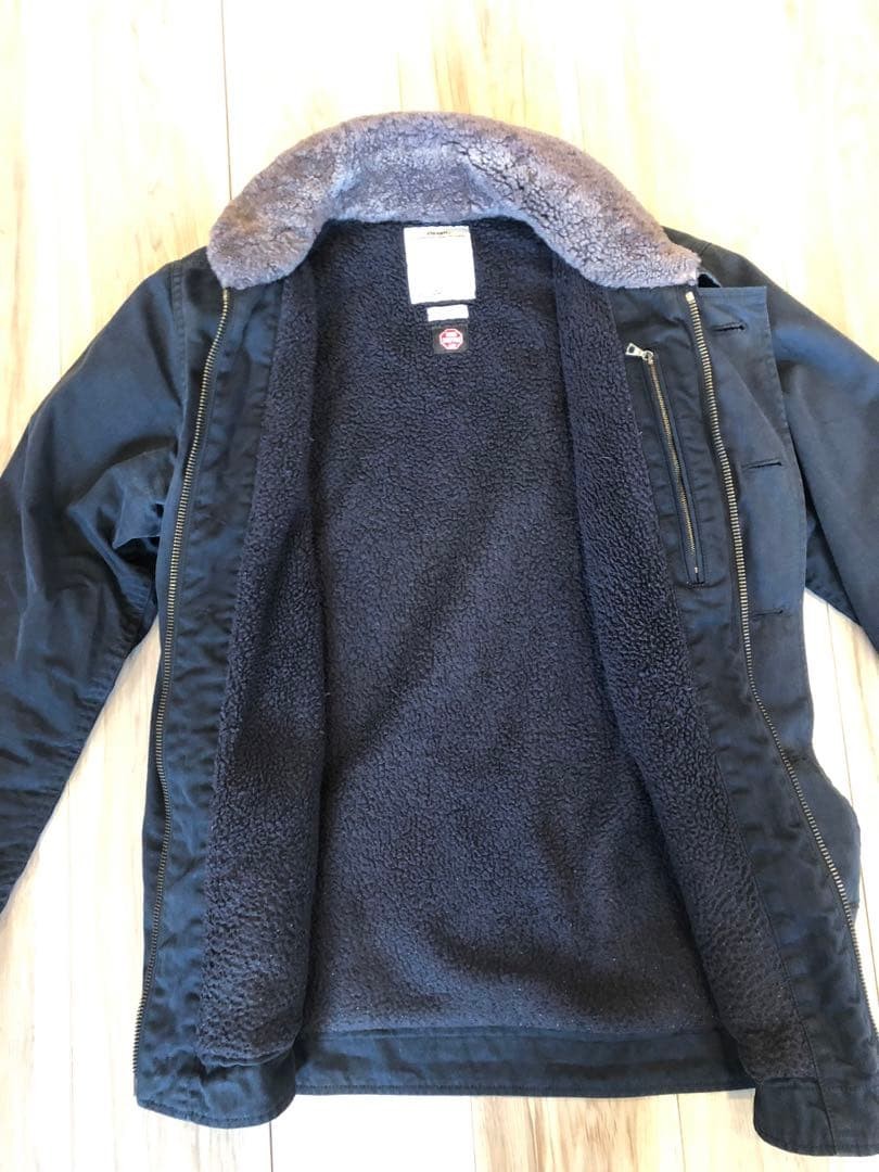 USED VISVIM DECKHAND JACKET S/BLACK/VS0001576 GOOD - image 4