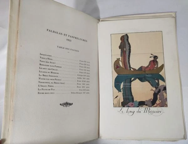 George Barbier Falbalas et Fanfreluches 1923 Art Deco Fashion Plates Colette - Image 4 of 4