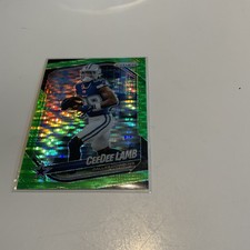 2025 Panini Prizm - CeeDee Lamb #154 Neon Green Pulsar Prizm