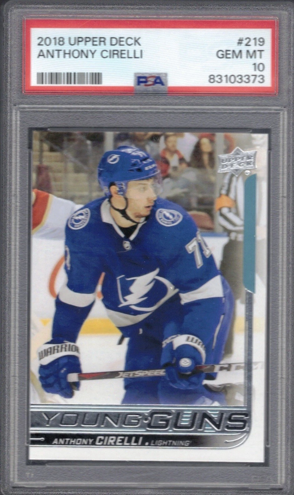 Anthony Cirelli trading card