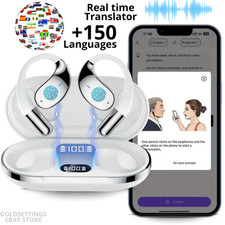 Real Time AI Language Translator Earbuds, 3 i...