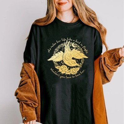 Fleetwood Mac Rhiannon Shirt, She Rules Her Life Like A Bird Stevie Nicks Shirt