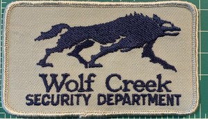 Wolf Creek Security Department Patch OK Oklahoma W7