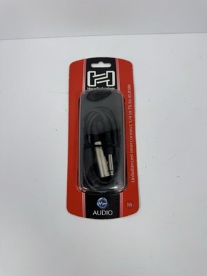 Hosa PXF-103 XLR Female to 1/4 inch TS Male Unbalanced Interconnect Cable 3FT