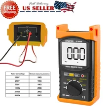 Digital Insulation Resistance Tester Megger MegOhm Meter 500V/1000V/2500V/5000V