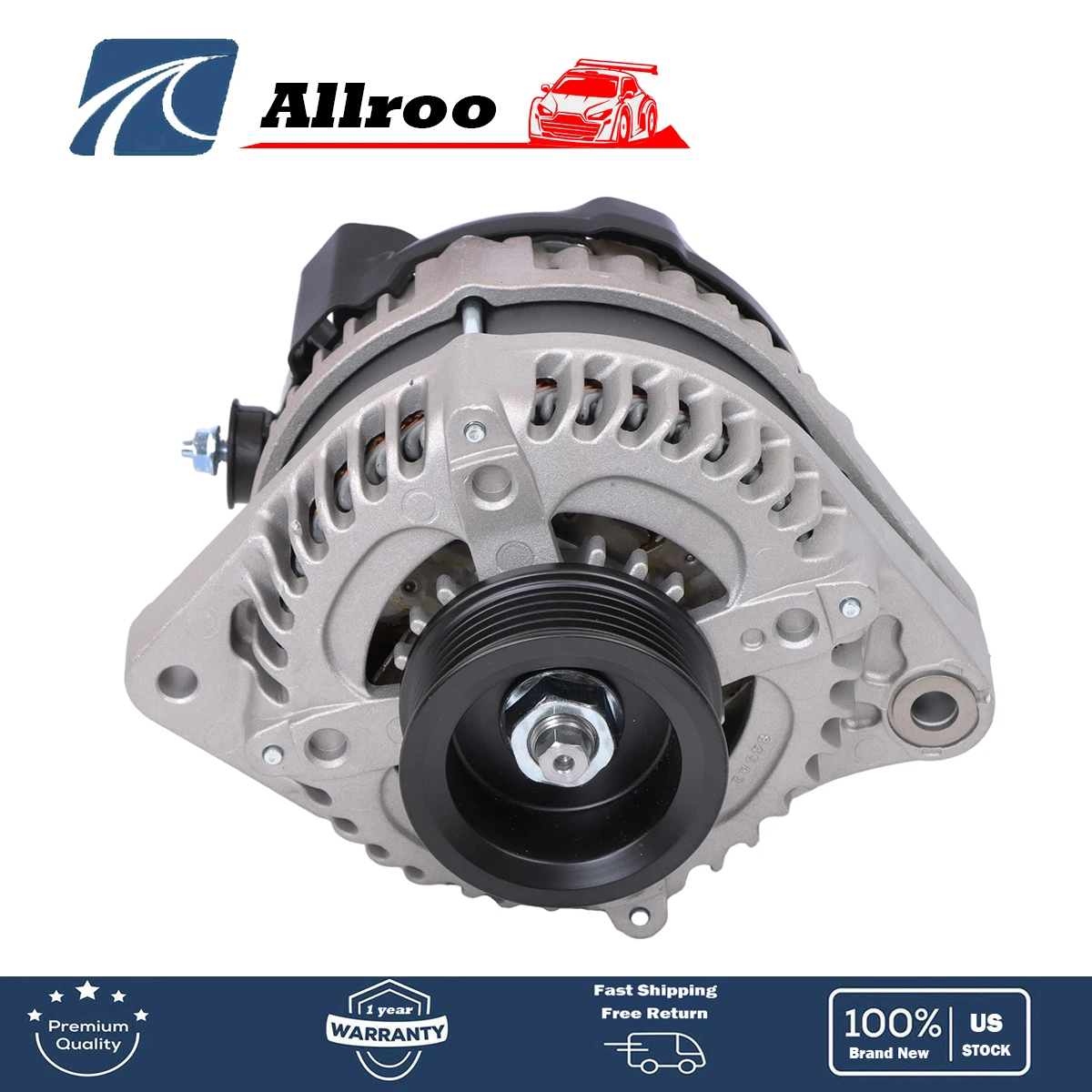 Alternador Remanufacturado Para Honda Odyssey V6 3.5L 2011-2013, 130 Amperios, 12V, Giro Horario, Reman By Rvv
