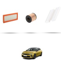 Hoffcar Wartungskit - 3 Filter FüR Opel Astra L 1.6 133KW Ab 2021
