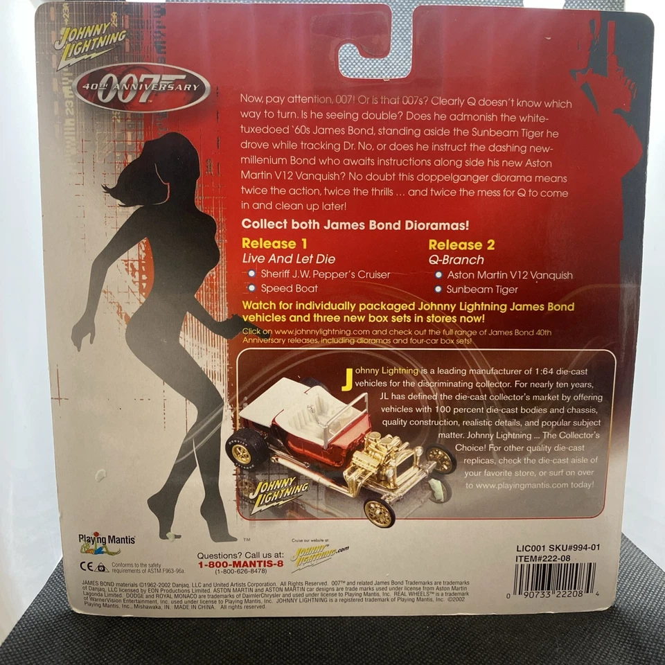 Johnny Lightning James Bond 007 40th Anniversary Choose Q,s Ruse - Image 2 of 4