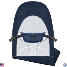 Navy Blue Washable Fabric Seat Cover for Baby Bjorn Bouncer Balance Soft  Bliss