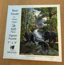 SunsOut 100 Piece Puzzle Called Bear Pause