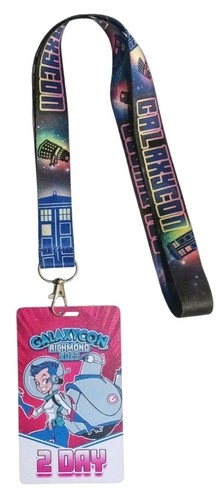 Galaxycon 2023 2-Day Advance VIP Pass Richmond, VA VIP Badge Souvenir + Lanyard