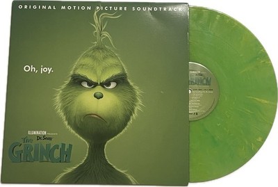 Dr. Seuss  The Grinch Original Motion Picture Soundtrack LP Coke Green Swirl EUC