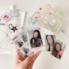 3Inch Card Case Water Resistant PVC Photocard Sleeve Photo Card Covers