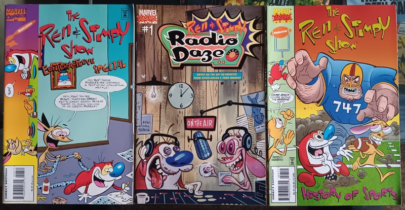 The Ren And Stimpy Show Comic Book Specials Lot Of 3 Marvel - NM/Mint 9.6-9.8