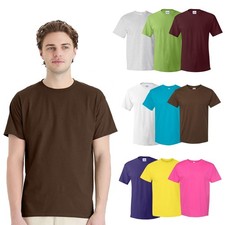 Hanes Men's Essential-T T-Shirt Short Sleeve Multi Color Cotton Tee 9-Pack S-5XL