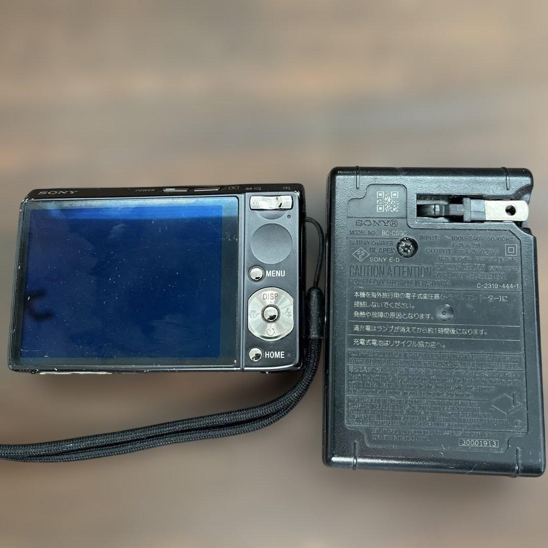 Sony Cyber-Shot DSC-T100 8.1MP 5x Opt Zoom Digital Camera Black