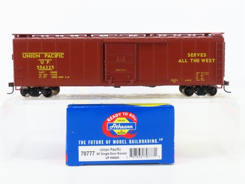 Coche de caja de una sola puerta HO Athearn 70777 UP Union Pacific Streamliners 50' #554225 | Zustand: Used