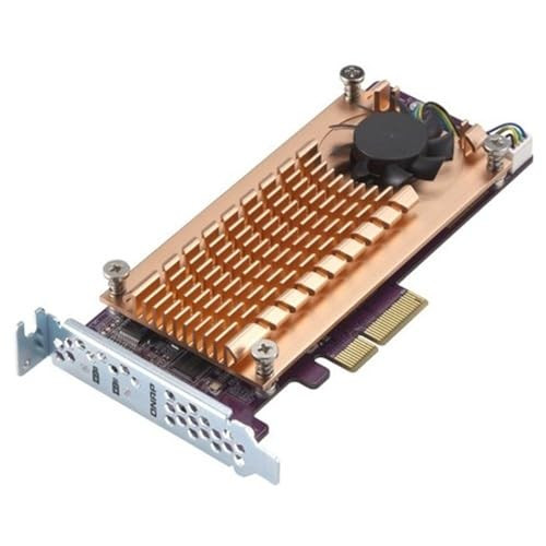 QNAP QM2-2S-220A Dual M.2 22110/2280 SATA SSD Expansion Card (PCIe Gen2 X2) - Picture 1 of 1