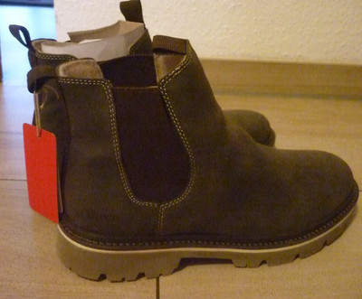 Men's shoes ankle boots s'Oliver winter shoes size 42 New