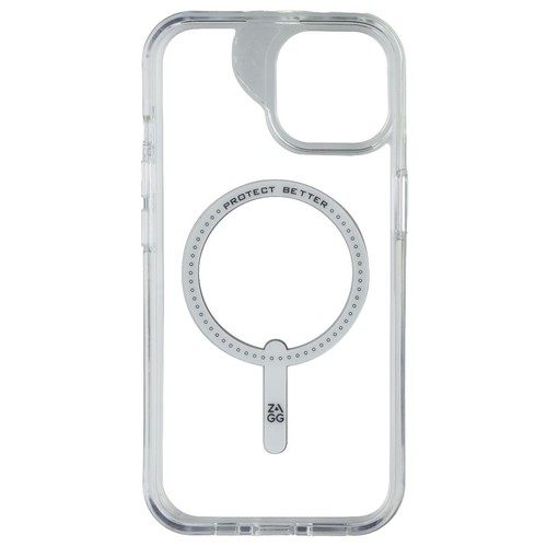 Zagg Crystal Palace Snap Case with MagSafe for Apple iPhone 15 - Clear/White - 第 3/3 張圖片