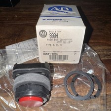 Allen Bradley 800H-BR6 Ser F Red Ext Head Momentary Pushbutton FACTORY SEALED
