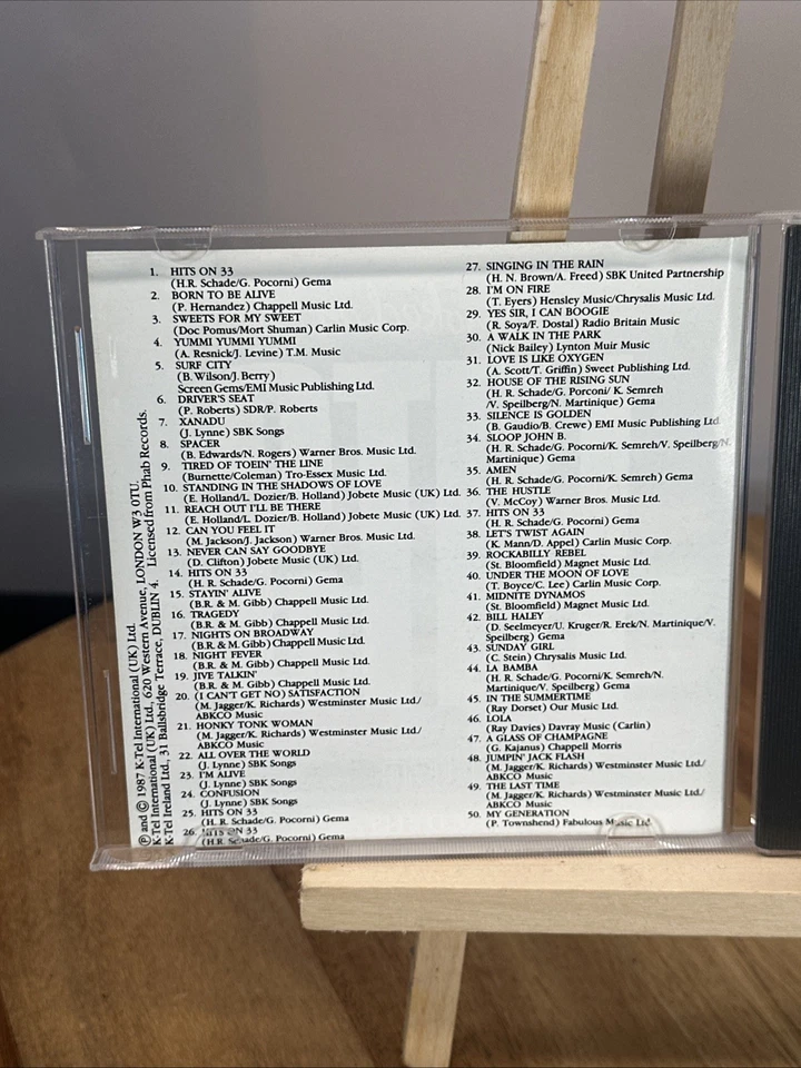 Various Artists : Hooked On Hits 50 Non Stop Pop Hits CD Free UK Shipping - Image 4 of 4