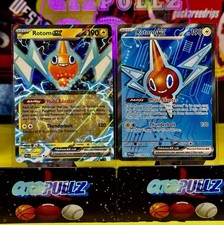 2 Card Rotom ex Lot - 111/094 Secret Number + 029/094 Double Rare (Pack Fresh)