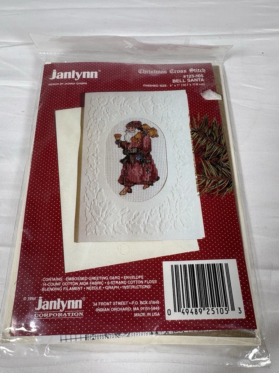 Kit Point De Croix Janlynn USA - Garden Bench Par Donna Giampa - Vintage 1994 - Neuf