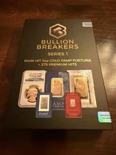 Bullion Breakers - 1oz .999 Fine Silver PAMP Round in Capsule and Display Box