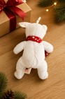 Ty Jingle Beanies Holiday Teddy White Bear Plush Beanbag Ornament 2000 MPN — photo 2