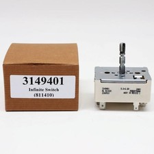 1pc 3149401 Infinite Control Switch for Whirlpool Range Stove Burner Eye 81