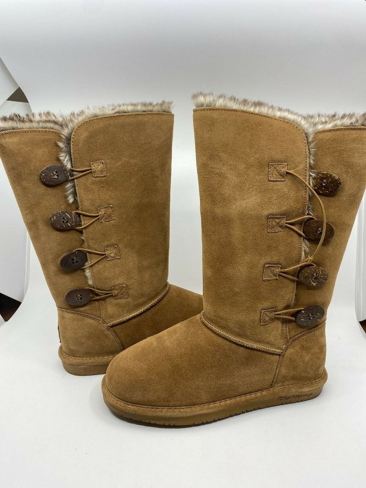 LORI SUEDE MID CALF FLAT WINTER BOOTS 
