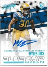 2016 Panini Prestige Football Cards - Print Runs Added for Draft Day Signatures 12