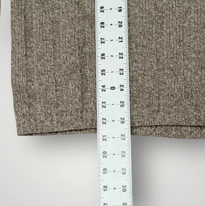 Suéter Henley de Lana John Ashford Lambs XL Beige Años 90’s Abuelo Foto 4 de 4